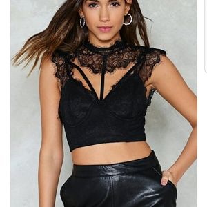 Nasty Gal Lace Top